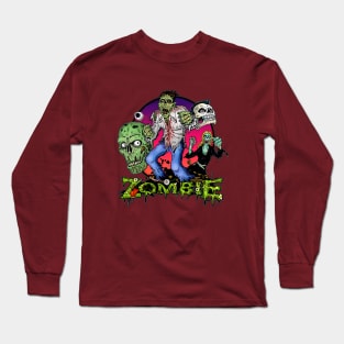 Zombie Melee Attack by Hard Grafixs© Long Sleeve T-Shirt